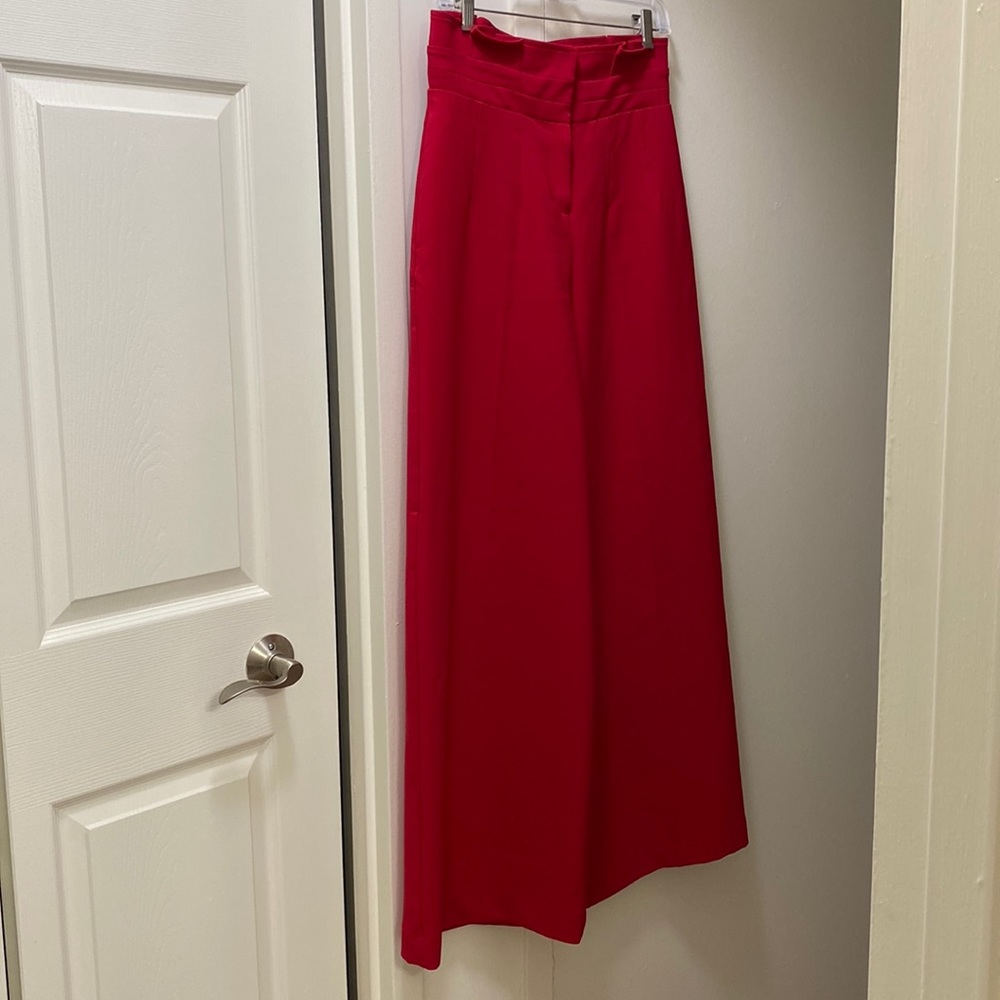 Wide leg trousers